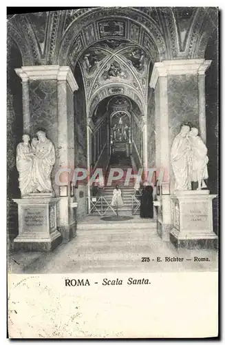 Cartes postales Roma Scala Santa