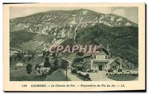 Cartes postales Lourdes Le Chemin de Fer Funiculaire du Pic du Jer