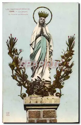 Cartes postales Lourdes La Vierge Couronnee