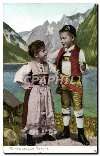 Cartes postales Appenzeller Tracht Folklore