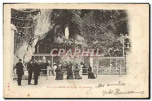 Cartes postales Lourdes La Grotte de Notre Dame