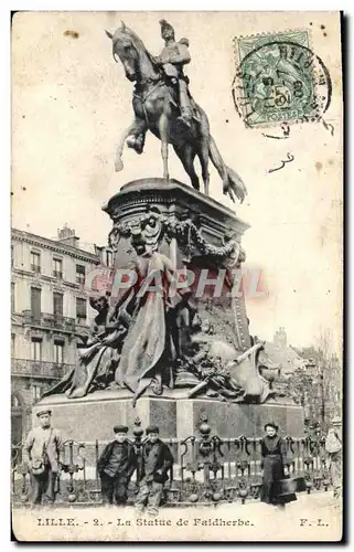 Cartes postales Lille La Statue de Faidherbe