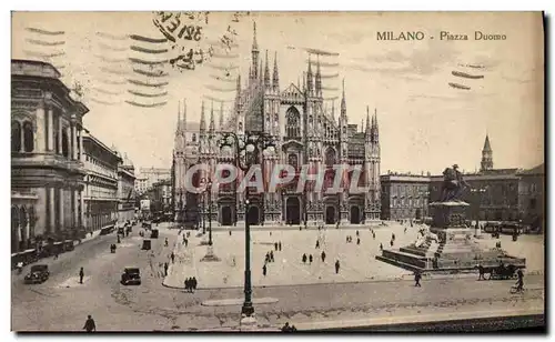 Cartes postales Milano Piazza Duomo