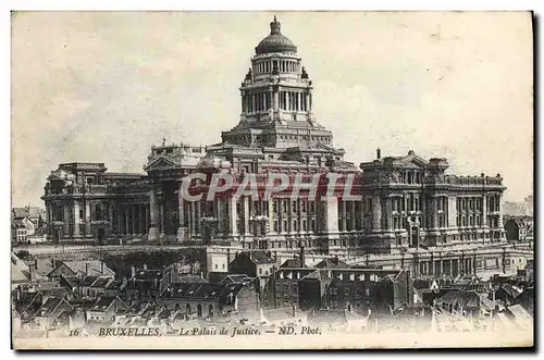 Cartes postales Bruxelles Le Palais de Justice