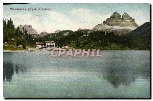 Cartes postales Misurinasee gegen 3 Zinnen