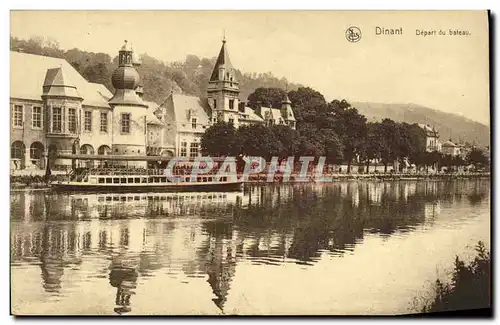 Cartes postales Dinant Depart du Bateau