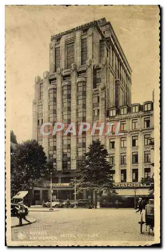 Cartes postales Anvers Antwerpen Hotel Century