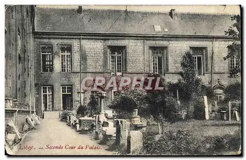 Ansichtskarte AK Liege Seconde Cour du Palais