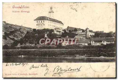 Cartes postales Gundelsheim Schloss Hornegg