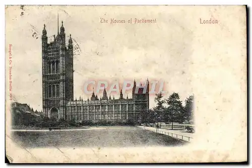 Cartes postales London The Houses of Parliament