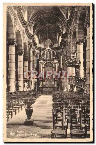 Cartes postales Namur Eglise Saint Loup