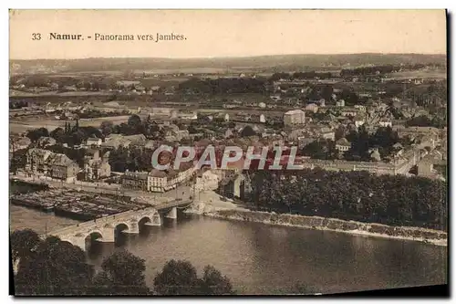Cartes postales Namur Panorama Vers Jambes