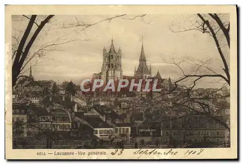 Cartes postales Lausanne Vue Generale