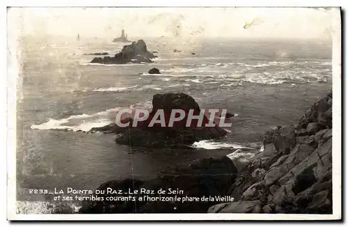 Moderne Karte La Pointe Du Raz Le Raz De Sein