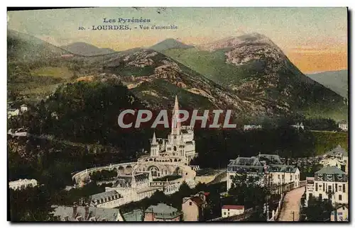 Cartes postales Lourdes Vue Densemble