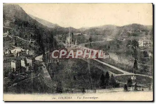 Cartes postales Lourdes Vue Panoramique