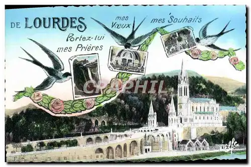 Cartes postales moderne Lourdes Portez Lui Mes Prieres