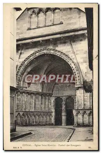 Ansichtskarte AK Epinal Eglise Saint Maurice Portail Des Bourgeois