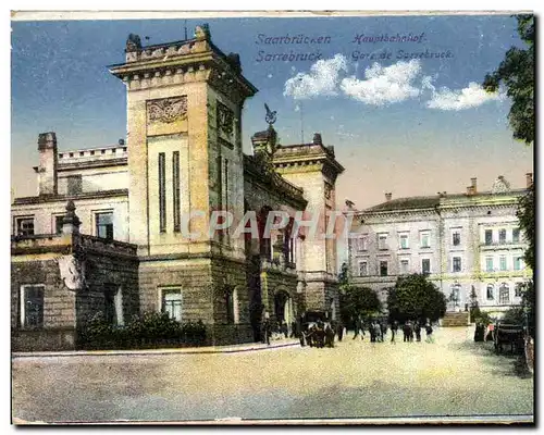 Cartes postales Saarbrucken Gare