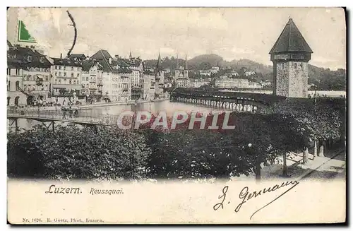 Cartes postales Luzern Reussquai