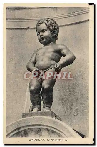 Cartes postales Bruxelles Le Manneken Pis