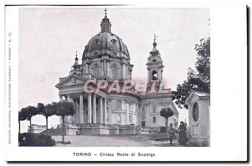 Ansichtskarte AK Torino Chiesa Reale Di Superga