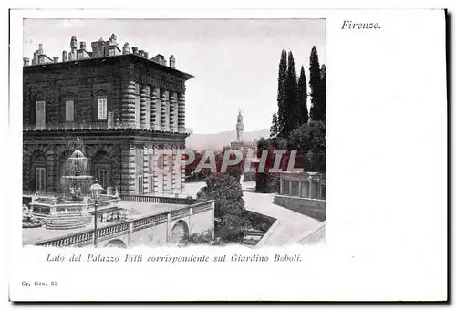 Cartes postales Firenze Lato Del Palazzo Pitti