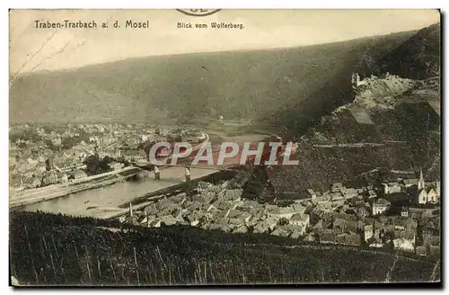 Cartes postales Traben Trarbach a d Mosel Blick Vom Wolferberg