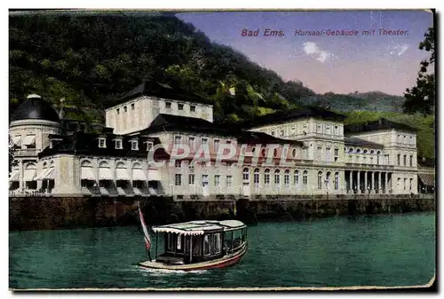 Cartes postales Bad Ems Kursaal Gebaude mit Theater