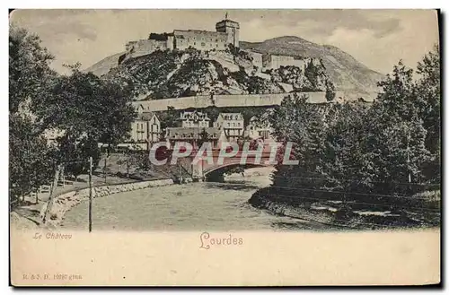 Cartes postales Lourdes Le chateau