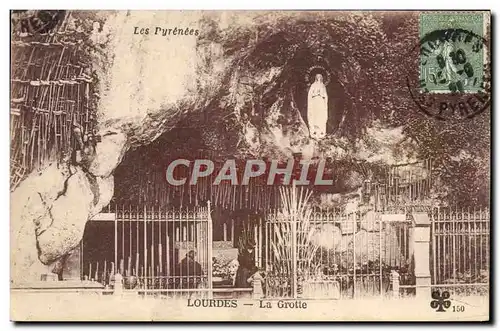 Cartes postales Lourdes La Grotte