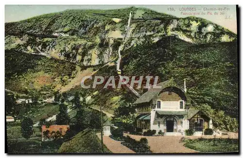 Cartes postales Lourdes Chemin De Per Funiculaire du Pic du Jer