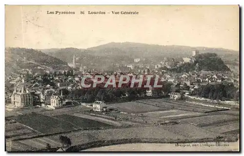 Cartes postales Lourdes Vue Generale