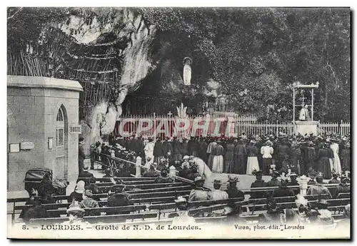 Cartes postales Lourdes Grotte De ND de Lourdes