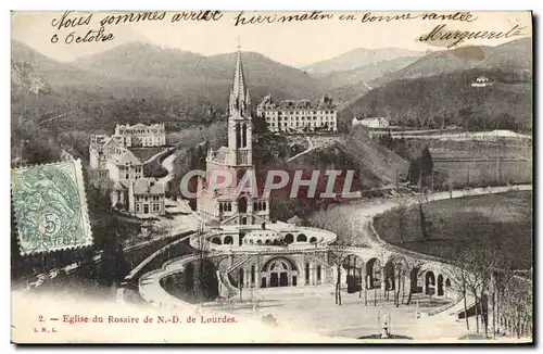 Ansichtskarte AK Lourdes Eglise Du Rosaire De ND de Lourdes