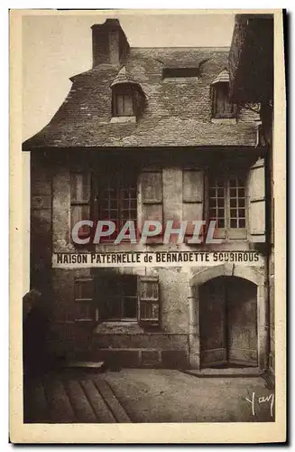 Cartes postales Lourdes Maison Paternelle De Sainte Bernadette Soubirous