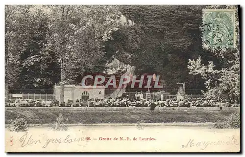 Cartes postales Lourdes Grotte de ND de Lourdes