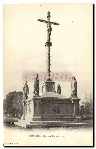 Cartes postales Lourdes Calvaire Breton