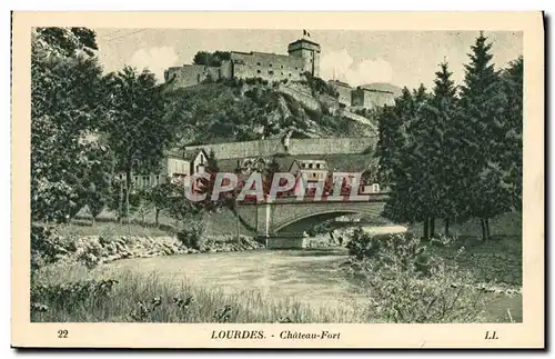 Cartes postales Lourdes Chateau Fort