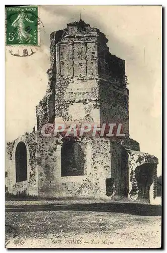 Cartes postales Nimes La Tour Magne