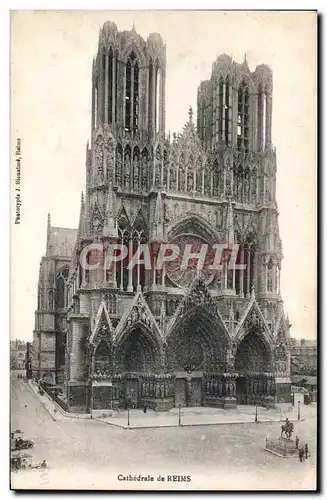 Cartes postales Cathedrale De Reims