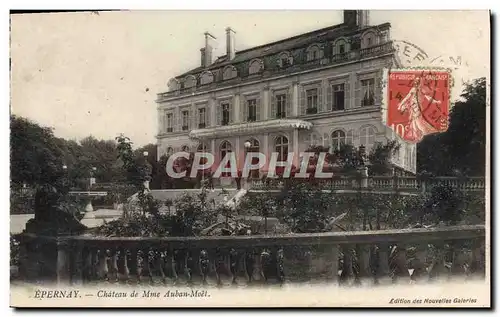 Cartes postales Epernay Chateau De Mme Auban Moet