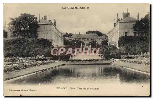 Cartes postales Epernay Hotel Chandon De Briailles