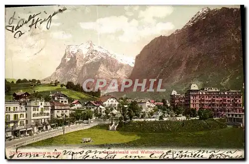 Cartes postales Grindelwald und Wetterhorn