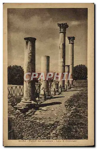 Cartes postales Roma Portico dell academia Casa di Domiziano