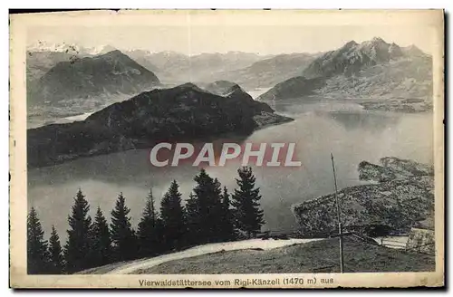 Cartes postales Vierwaldstattersee vom Rigi Kanzeli aus