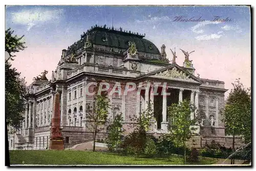 Cartes postales Wiesbaden Theater