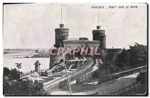 Cartes postales Mayence Pont sur Le Rhin