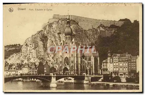 Cartes postales Dinant Pont Citadelle et Eglise