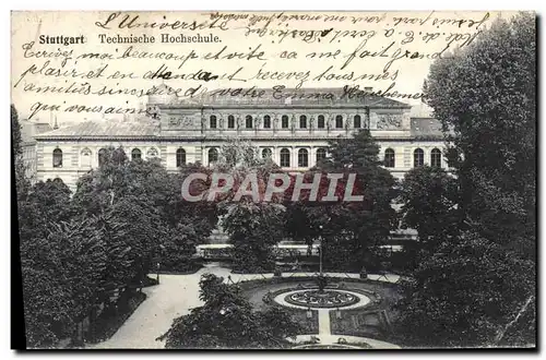 Cartes postales Stuttgart Technische Hochschule